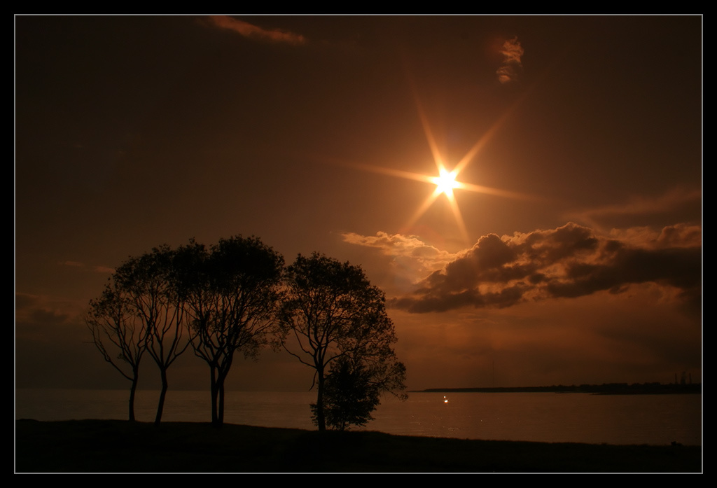 Warm Wide солнце sun вечер небо море