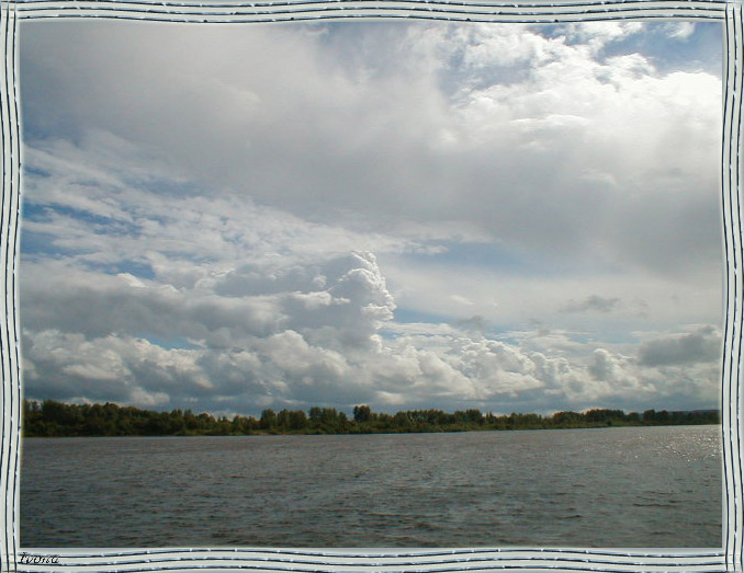 НебоВолгаОблакА 2 Облака,вода