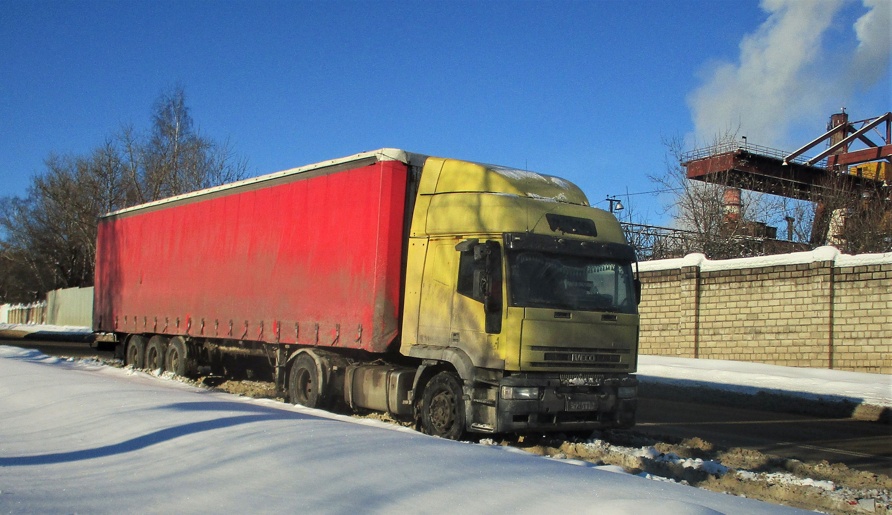 IVECO IVECO авто тягач улица город зима