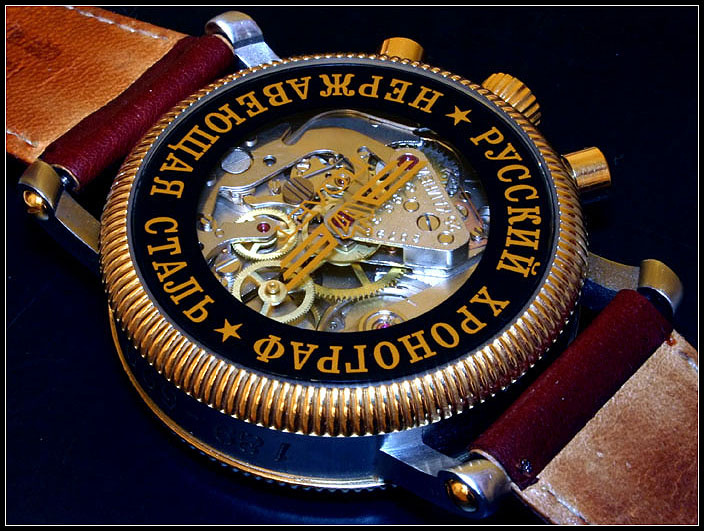 Точная механика или 189-500 (2) механические часы русский хронограф полет