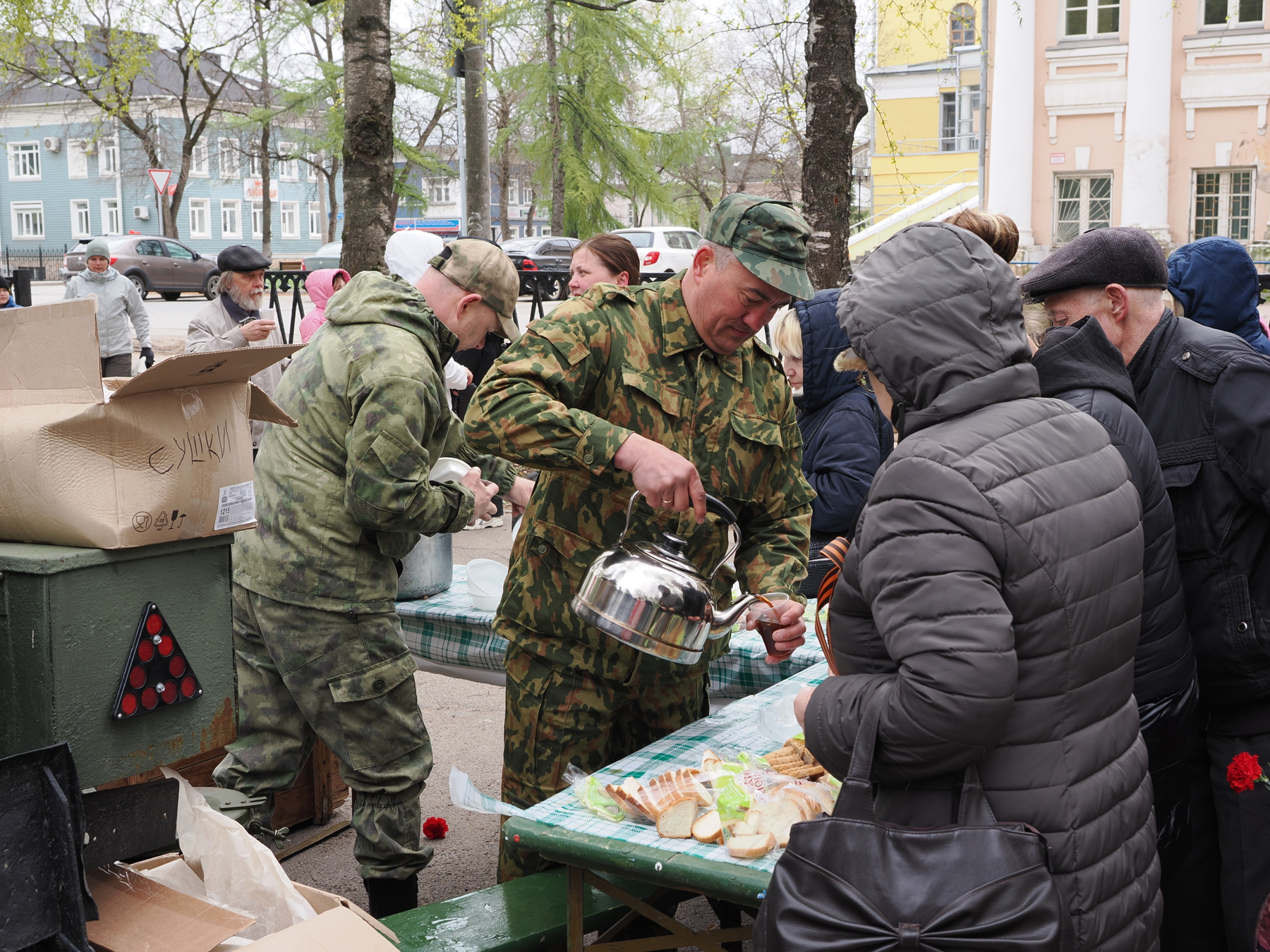 Полевая кухня в День Победы 