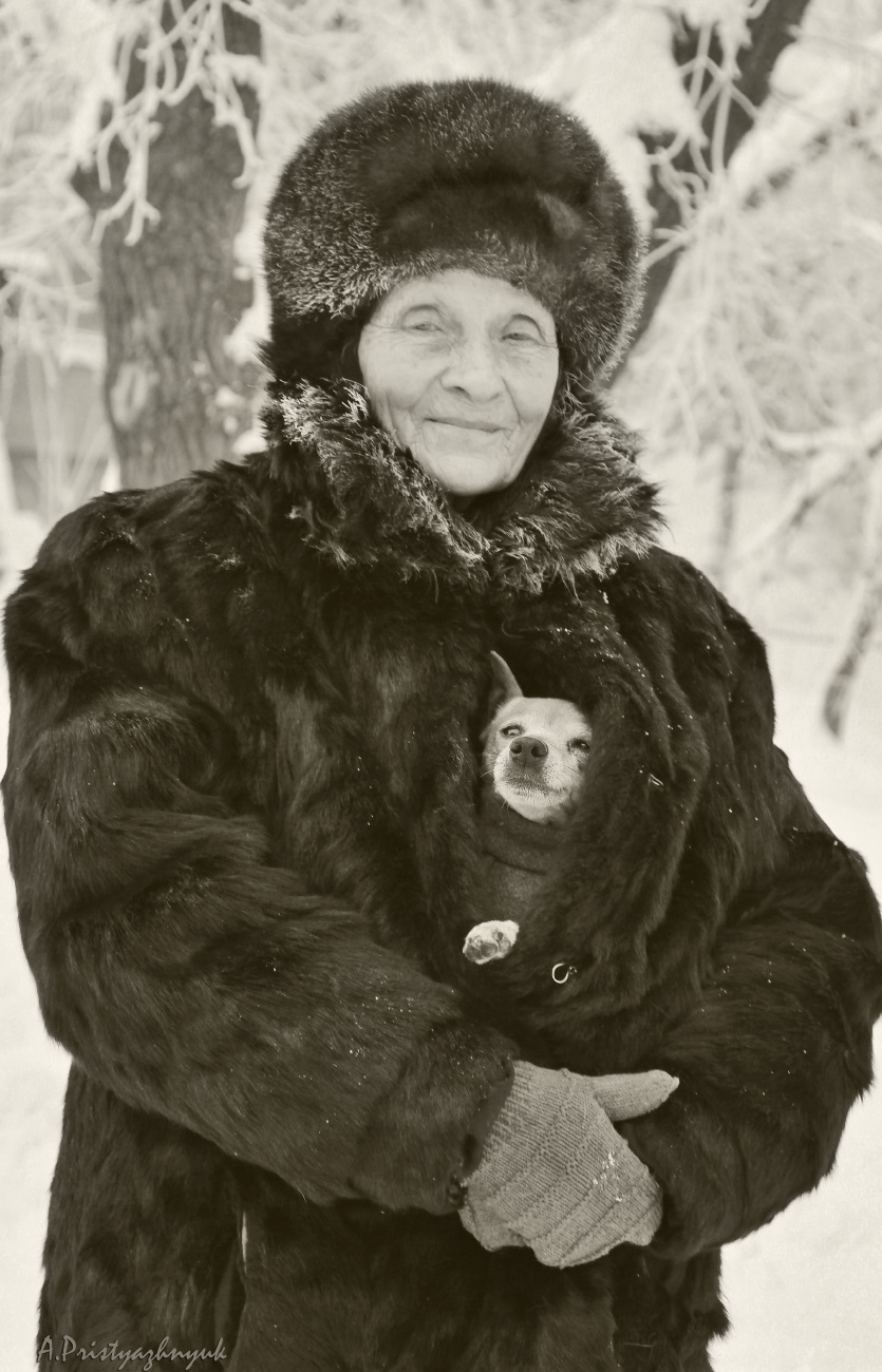 На прогулке 