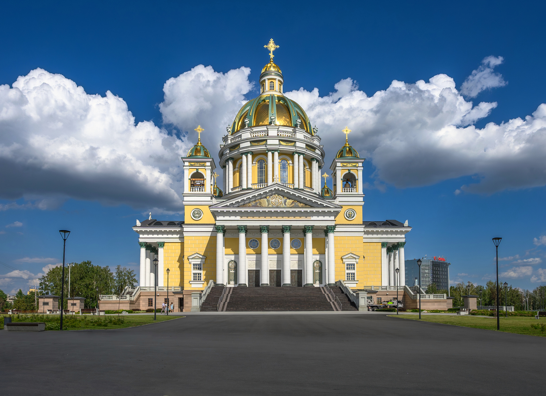 *** храм пейзаж челябинск россия собор