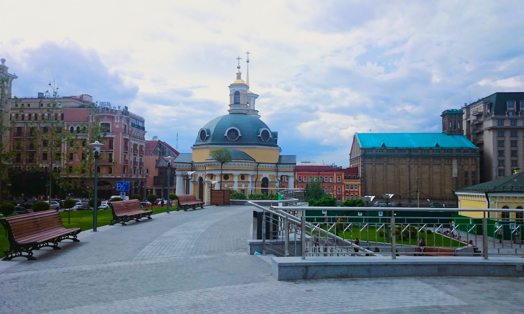 Почтовая Площадь . Киев 