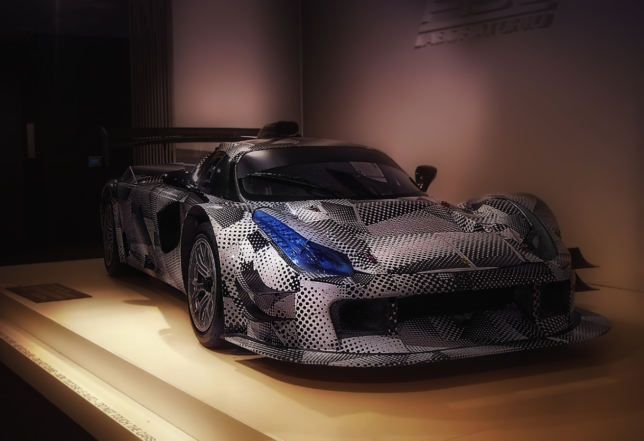 ***Одна из коллекционных машин * Ferrari*  из музея заводского. 