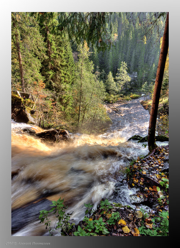 Водопад Карелия Белые мосты водопад