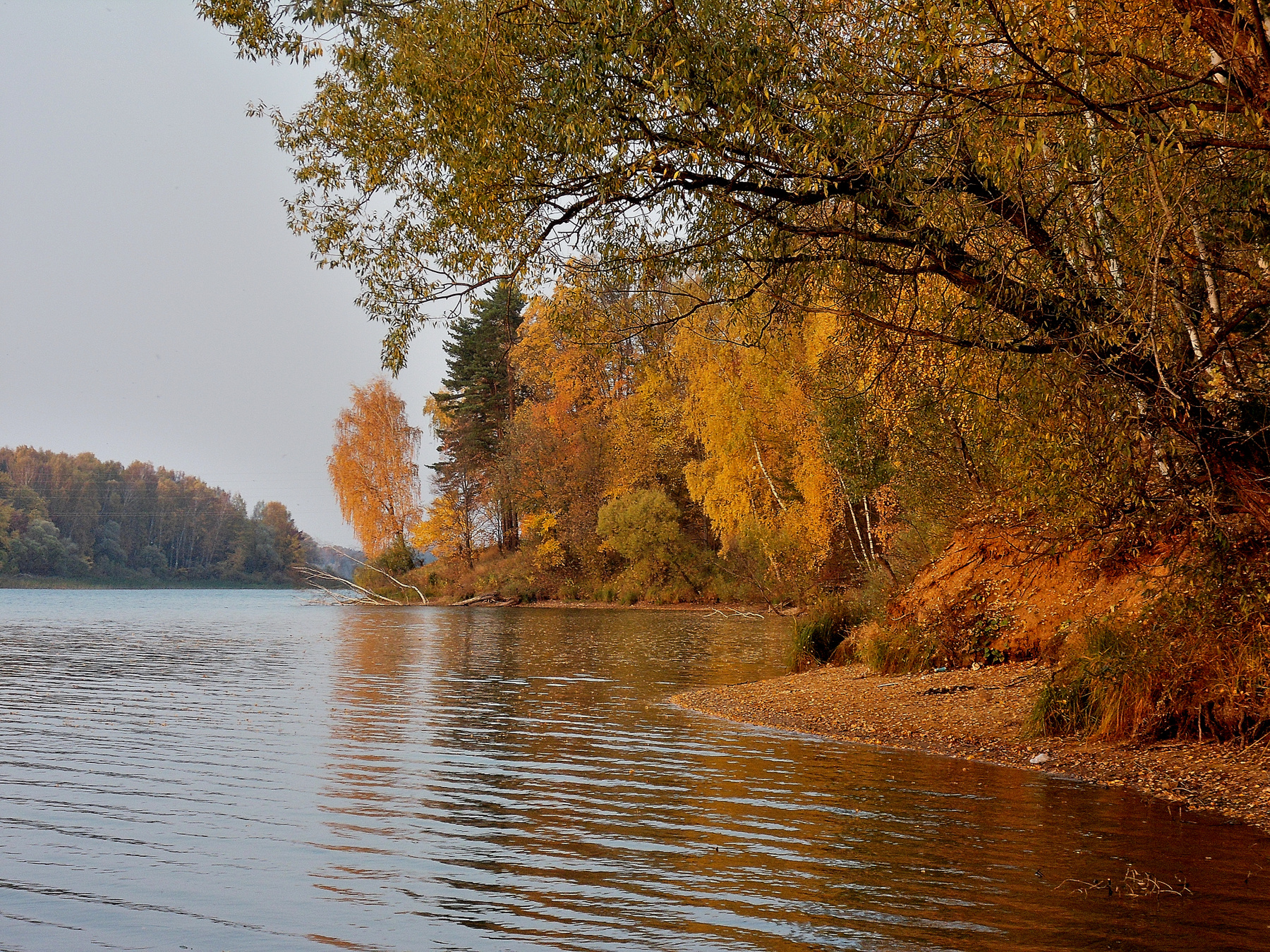 ***Октябрь на Истринском водохранилище 