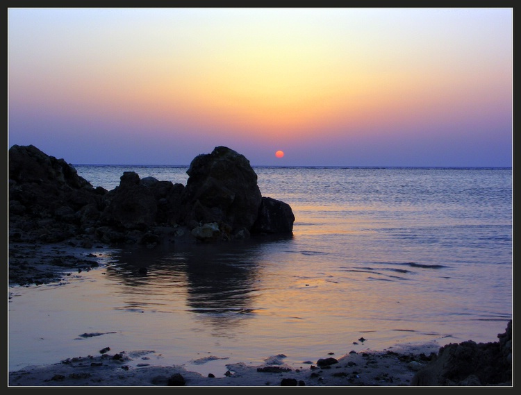 Восход на Красном море. 