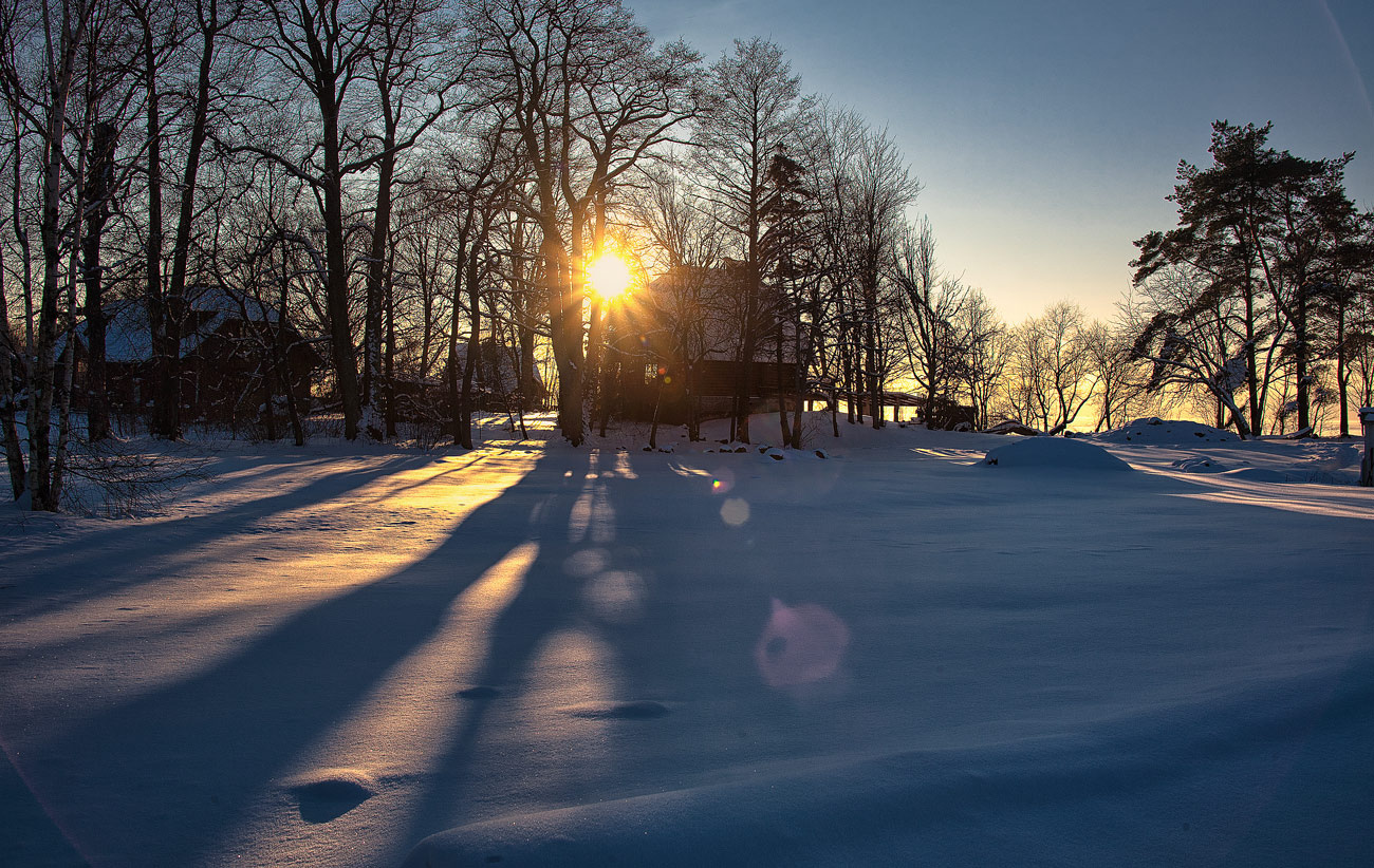 ***very long shadows 