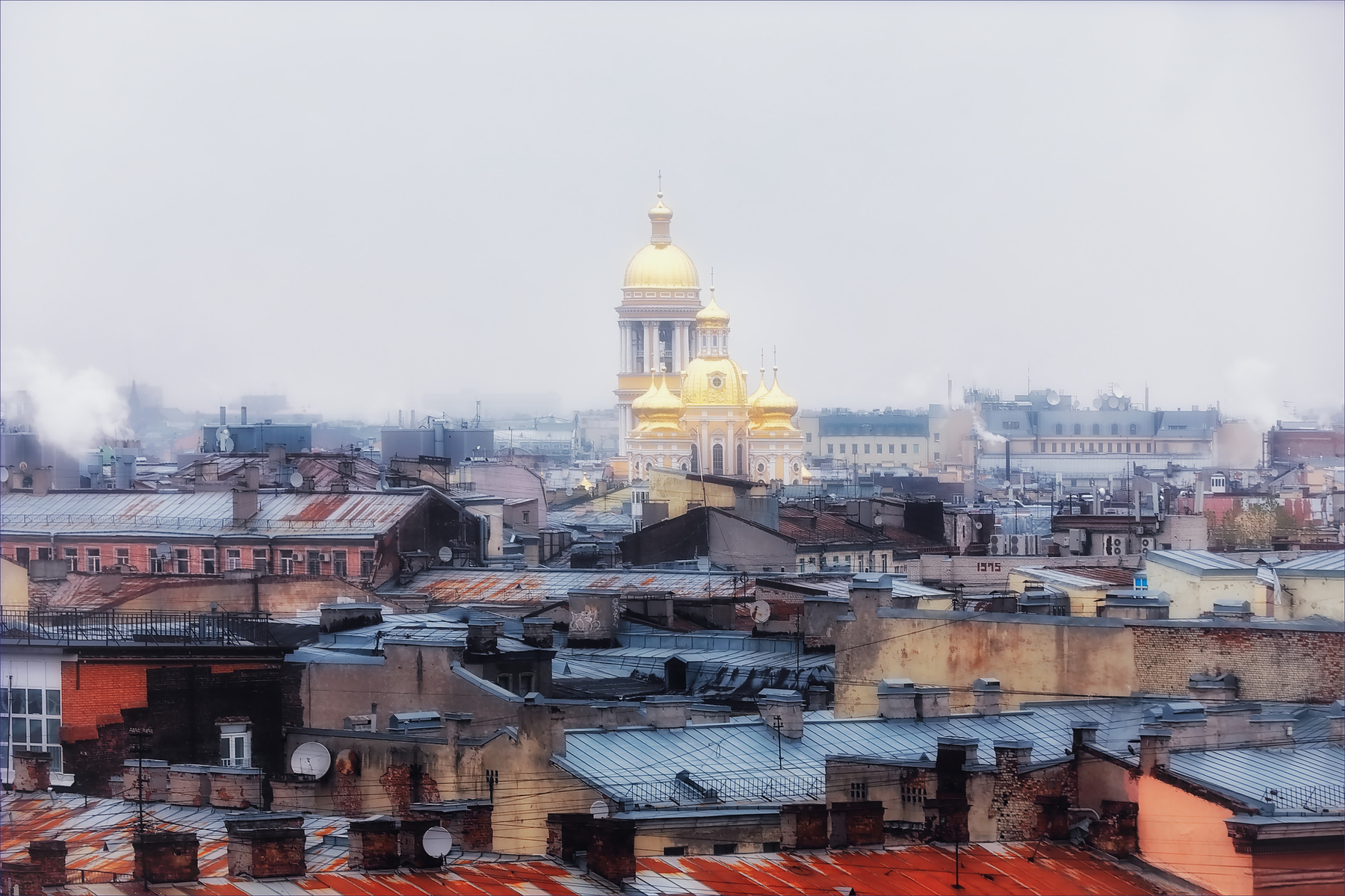 Собор, и крыши Питера Санкт-Петербург дома жестяные крыши