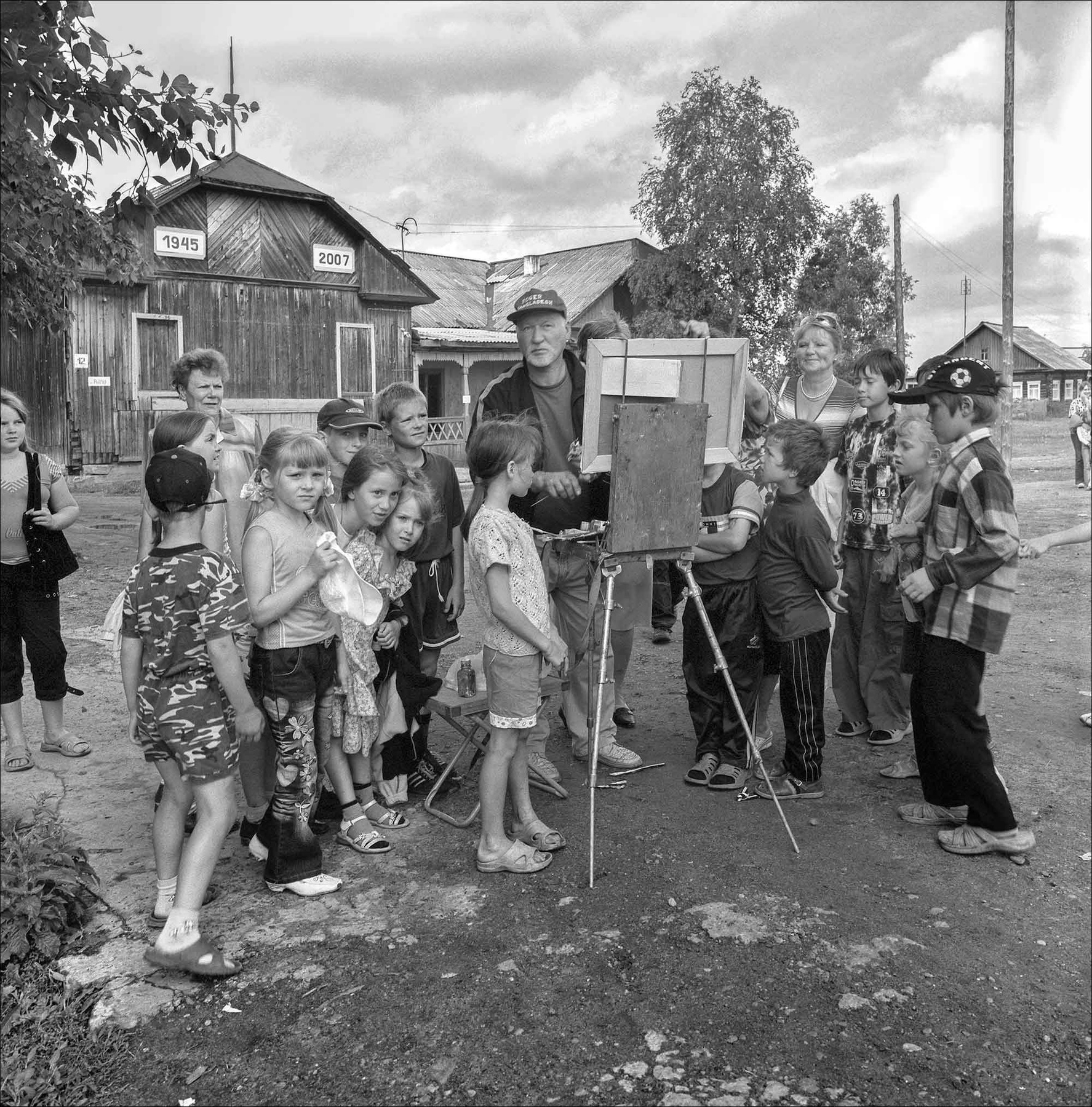 ХУДОЖНИК деревня село дети сельчане