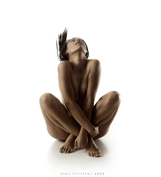 Despair. Bronze bronze nude body form