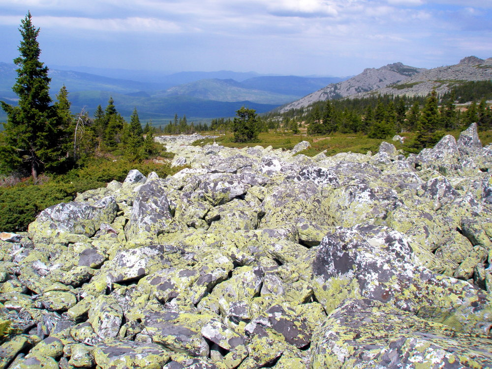 Каменный ручей Иремель курумник