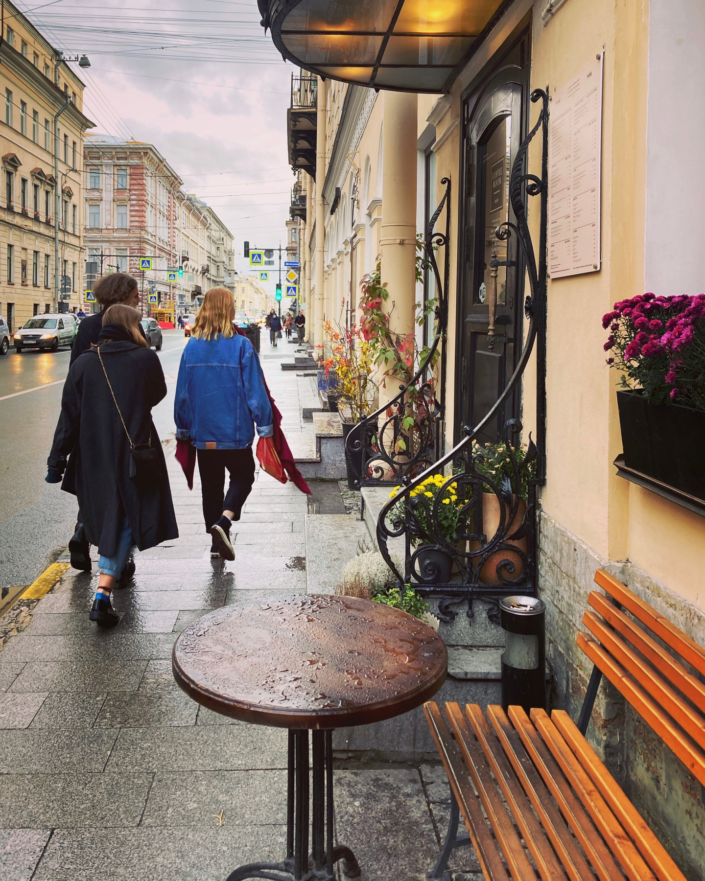 Прогулка спб осень дождь