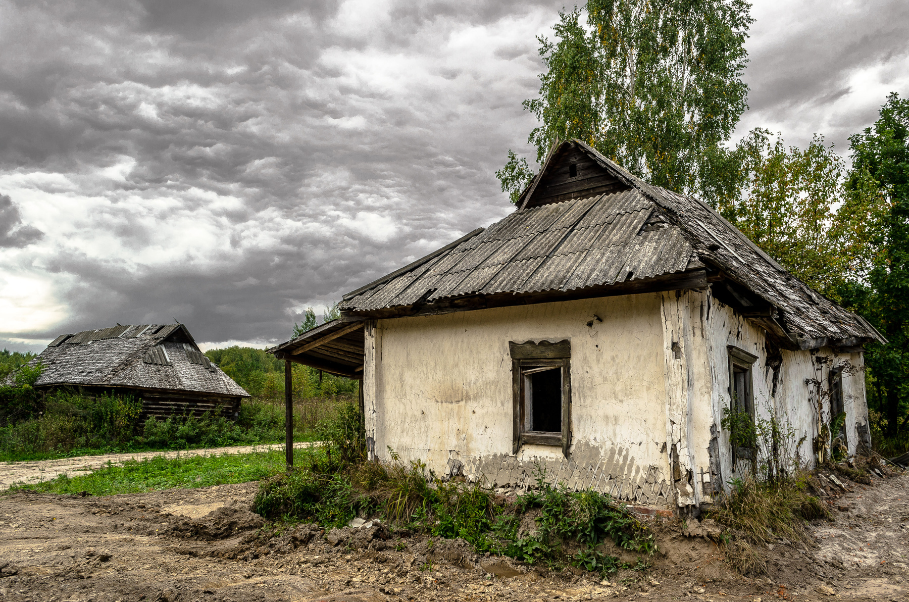 архитектура вымершей деревни... 