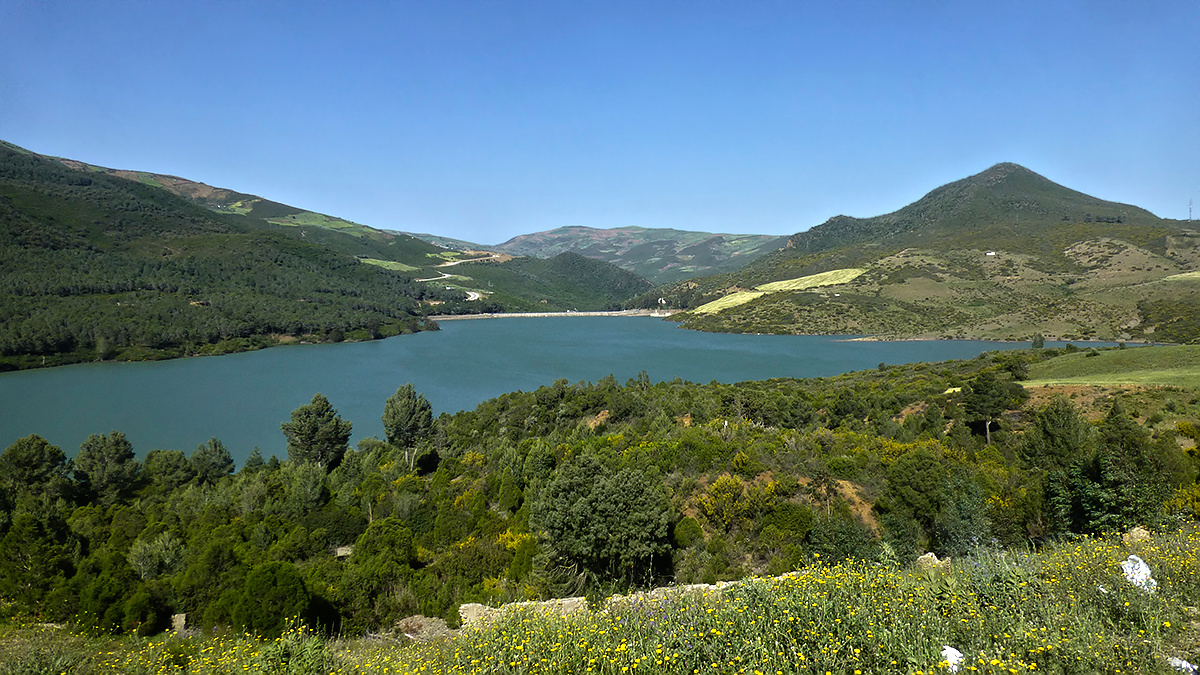 плотина Ибн Баттута Марокко Morocco Зинат Zinat водохранилище Ибн Баттута