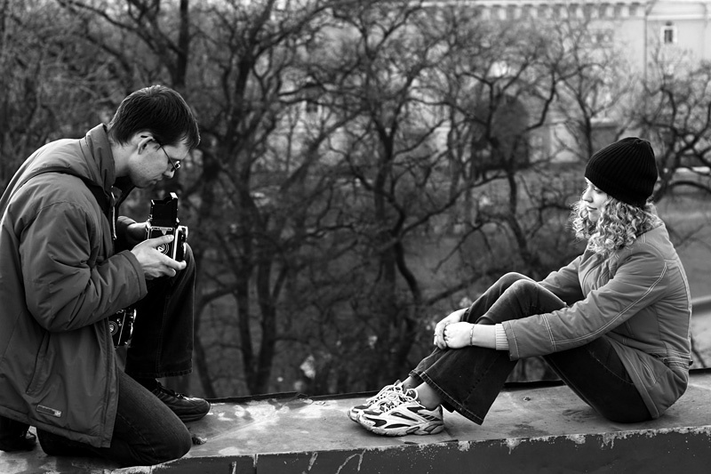 О фотографе Сергее Алексееве фотограф Сергей Алексеев модель Rolleiflex