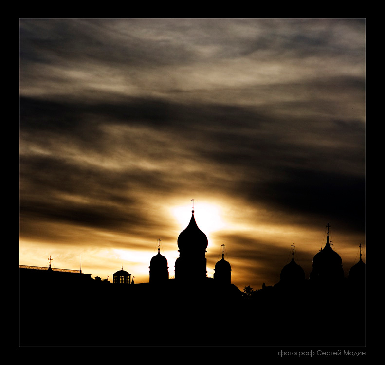 ... кремль Москва закат пейзаж