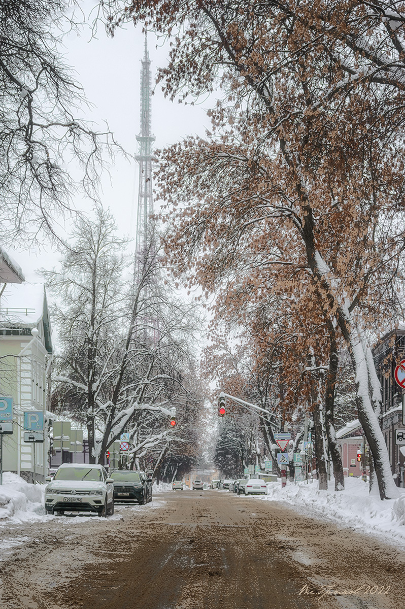Городской пейзаж город городской пейзаж зима улица