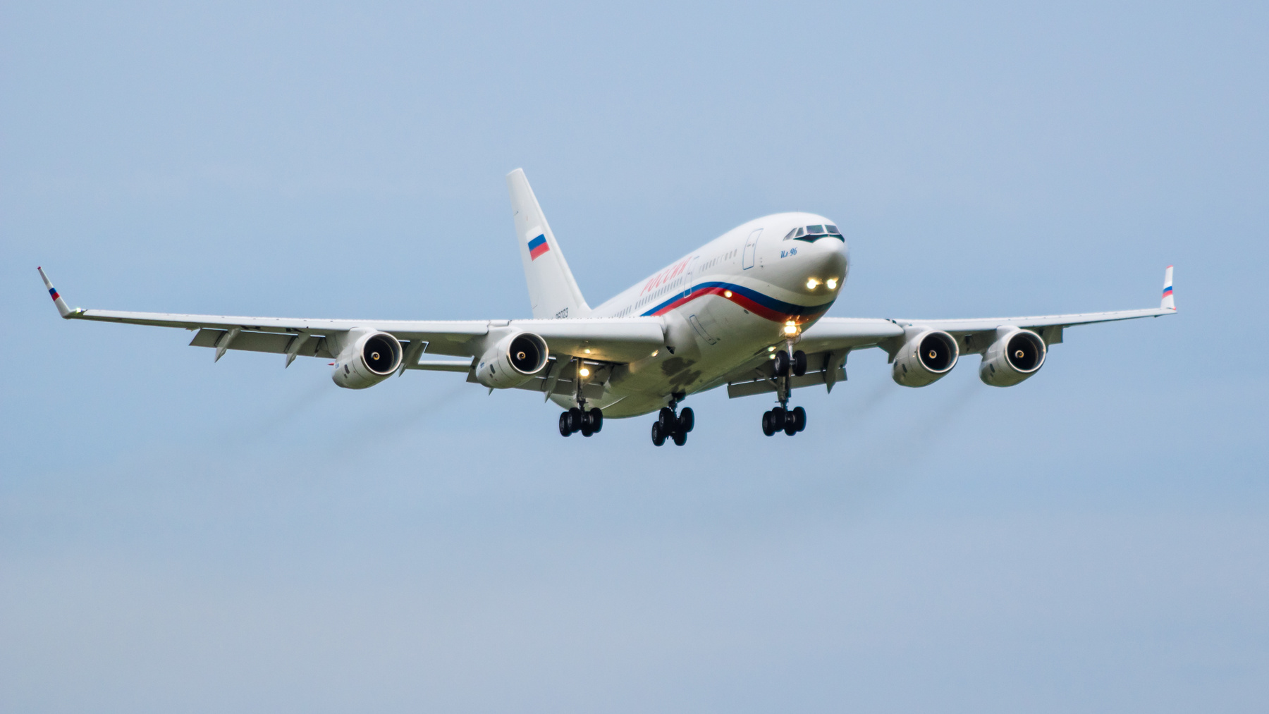 Ильюшин 96-й 2017 Толмачево самолет споттинг Ил-96 Ильюшин Ил-96-300 СЛО "Россия" RA-96023 Ilyushin Il-96-300