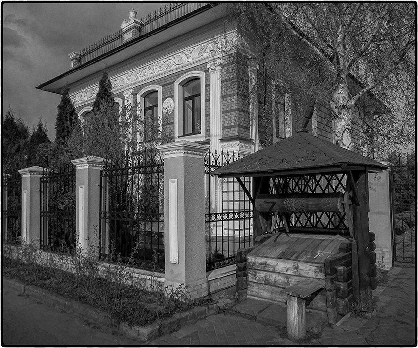 Дом со львами. Село Вятское, Ярославская обл. 