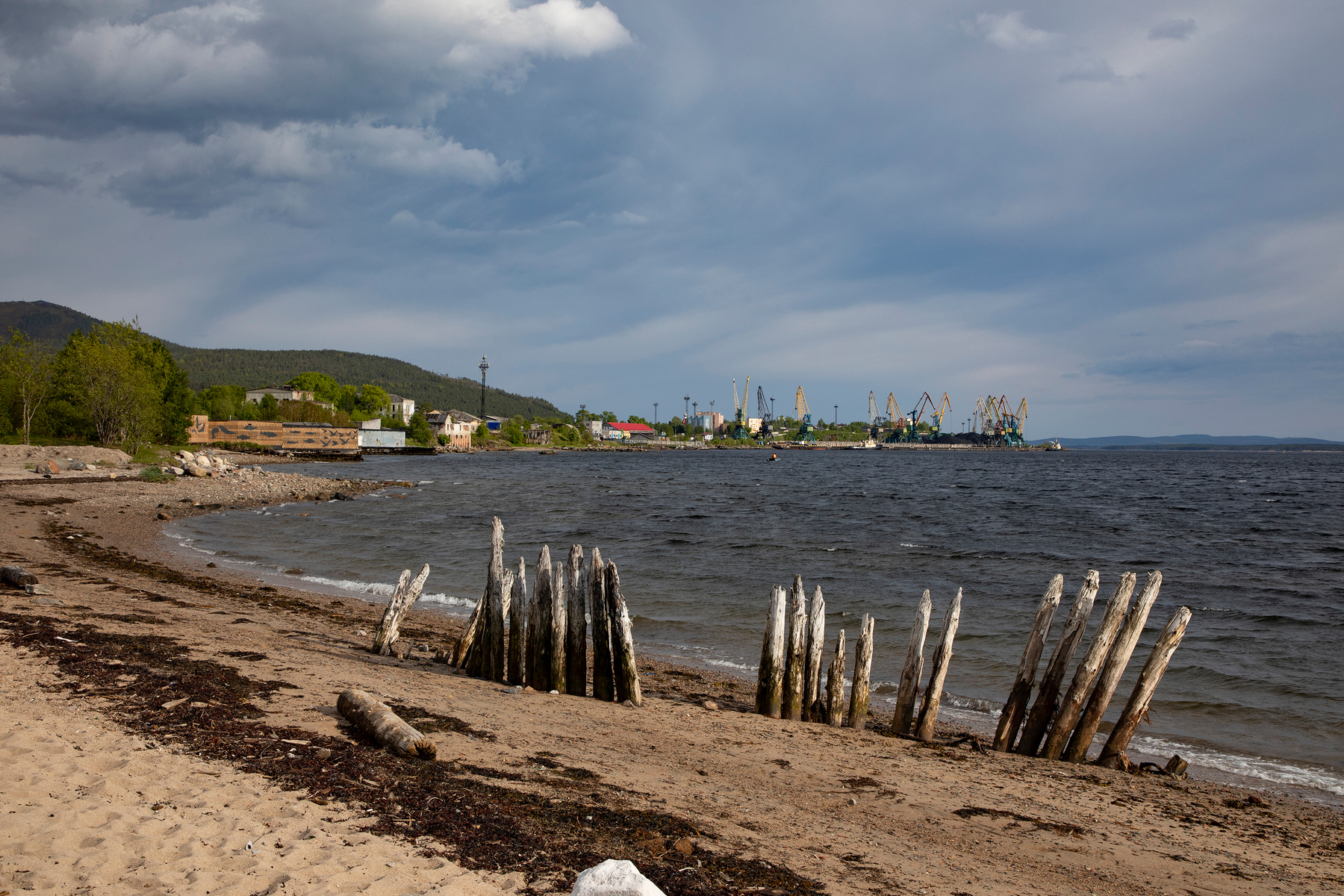 Залив в Кандалакше Белое море Кандалакша