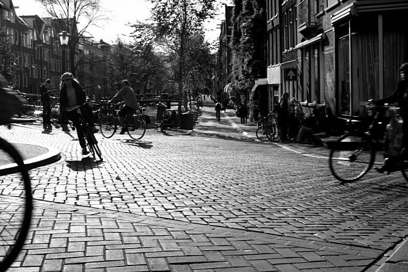 Bicycle-city Велосипед, площадь, Амстедам
