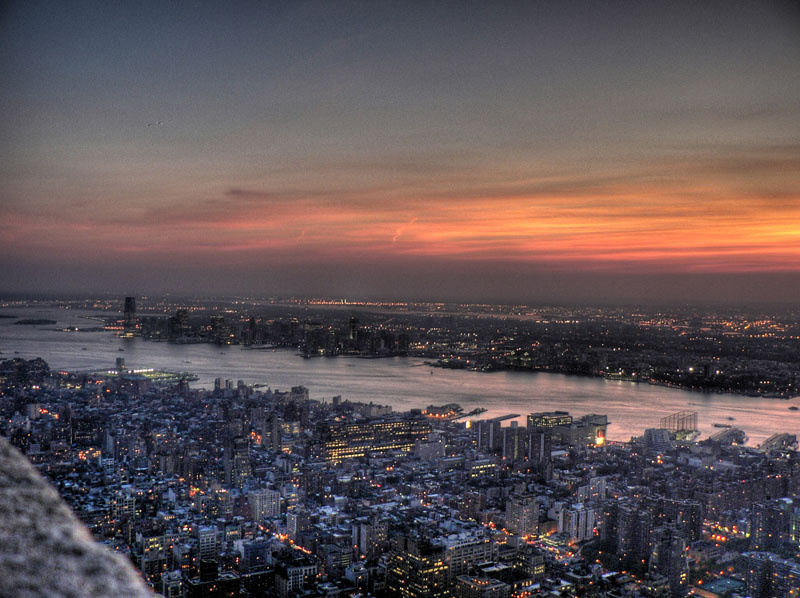 Purple City manhattan город ночь гудзон
