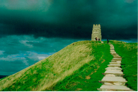 Glastonbury Tor architecture, landscape, nature