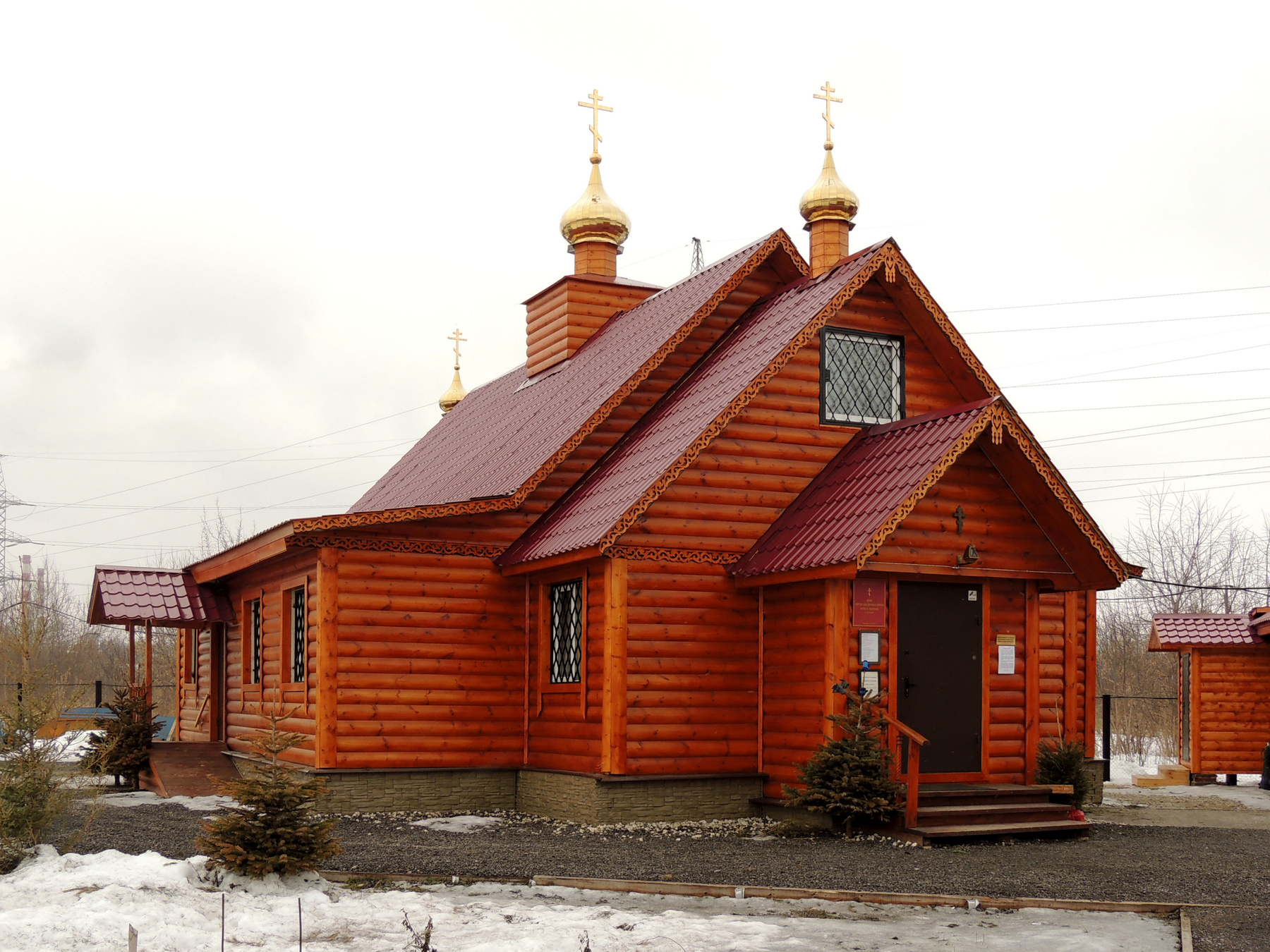 Церковь Петра и Февронии в Марьино архитектура город деревянная марьино москва парк имени 850-летия москвы перервинский бульвар петра и февронии поречная улица храм церковь