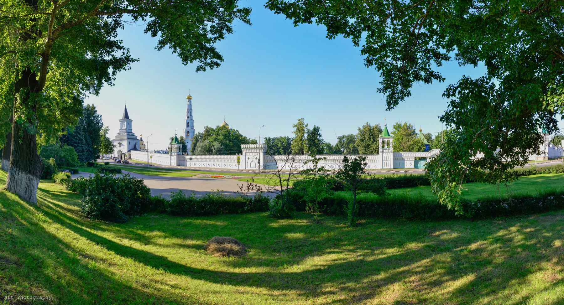 Панорама монастыря 