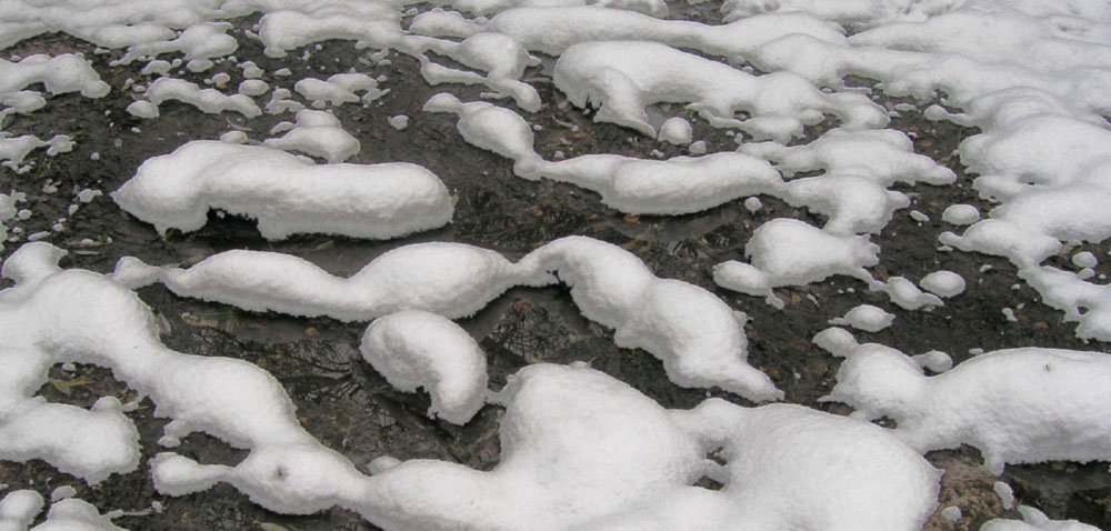Вода устала течь вода снег