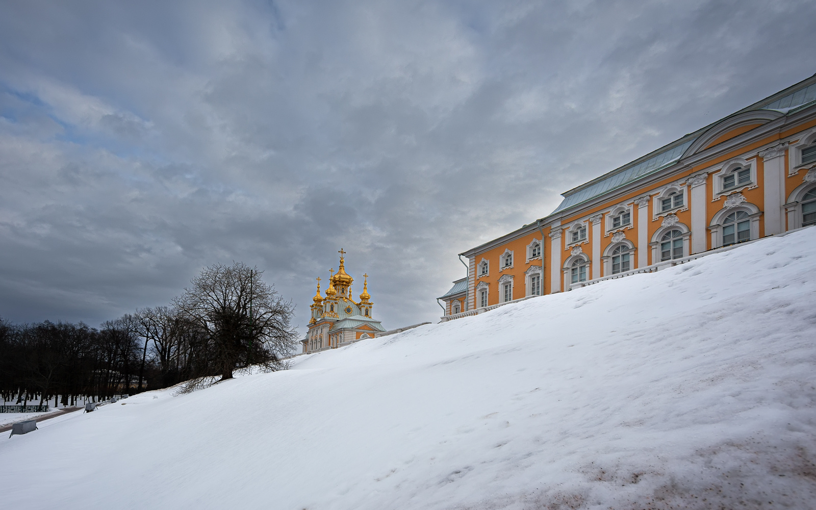 В зимнем Петергофе... Петергоф зима