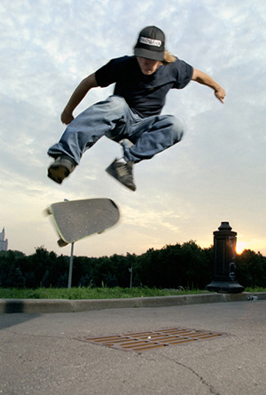 Kickflip скейтборд