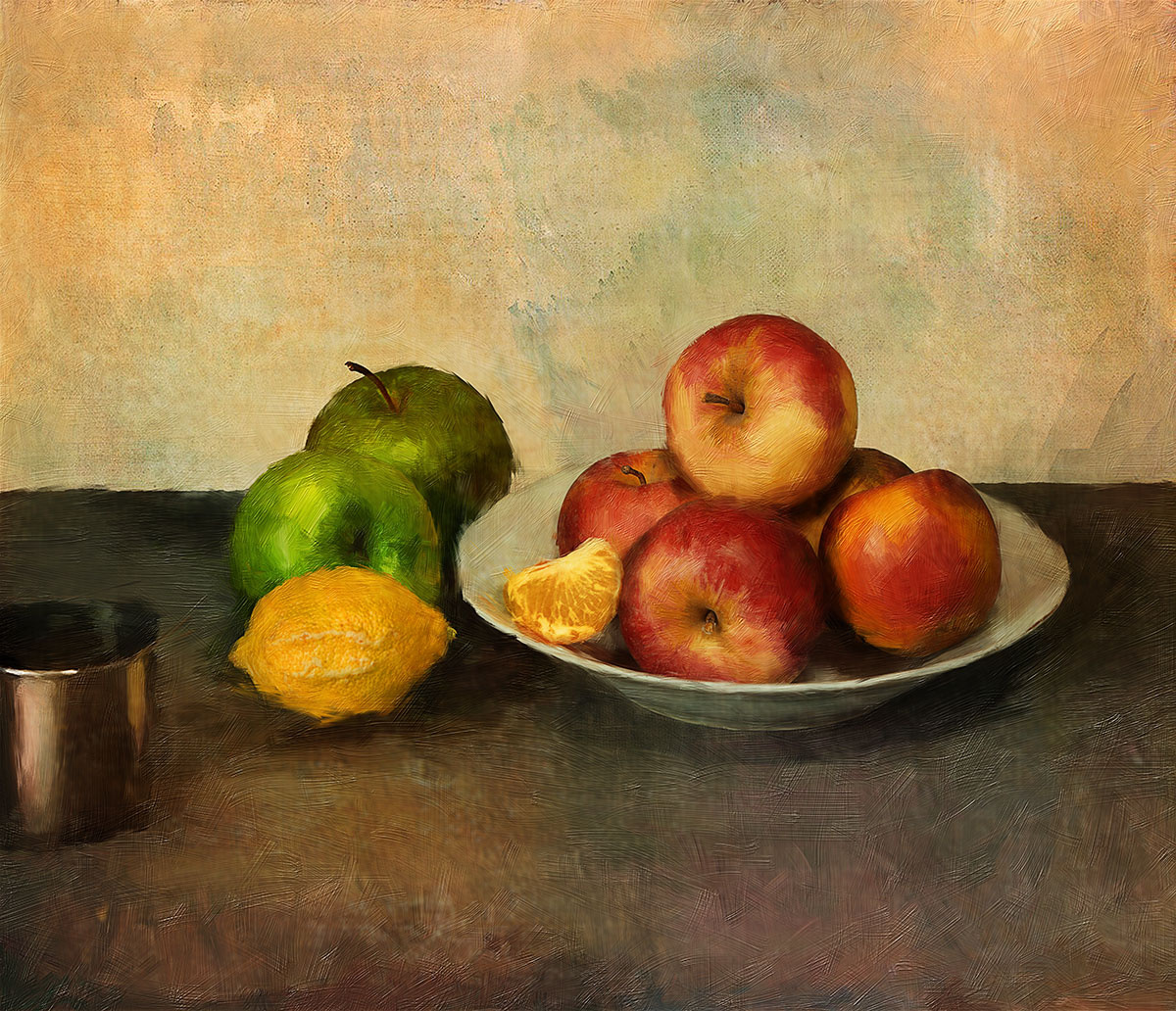 dans le style de Cézanne 