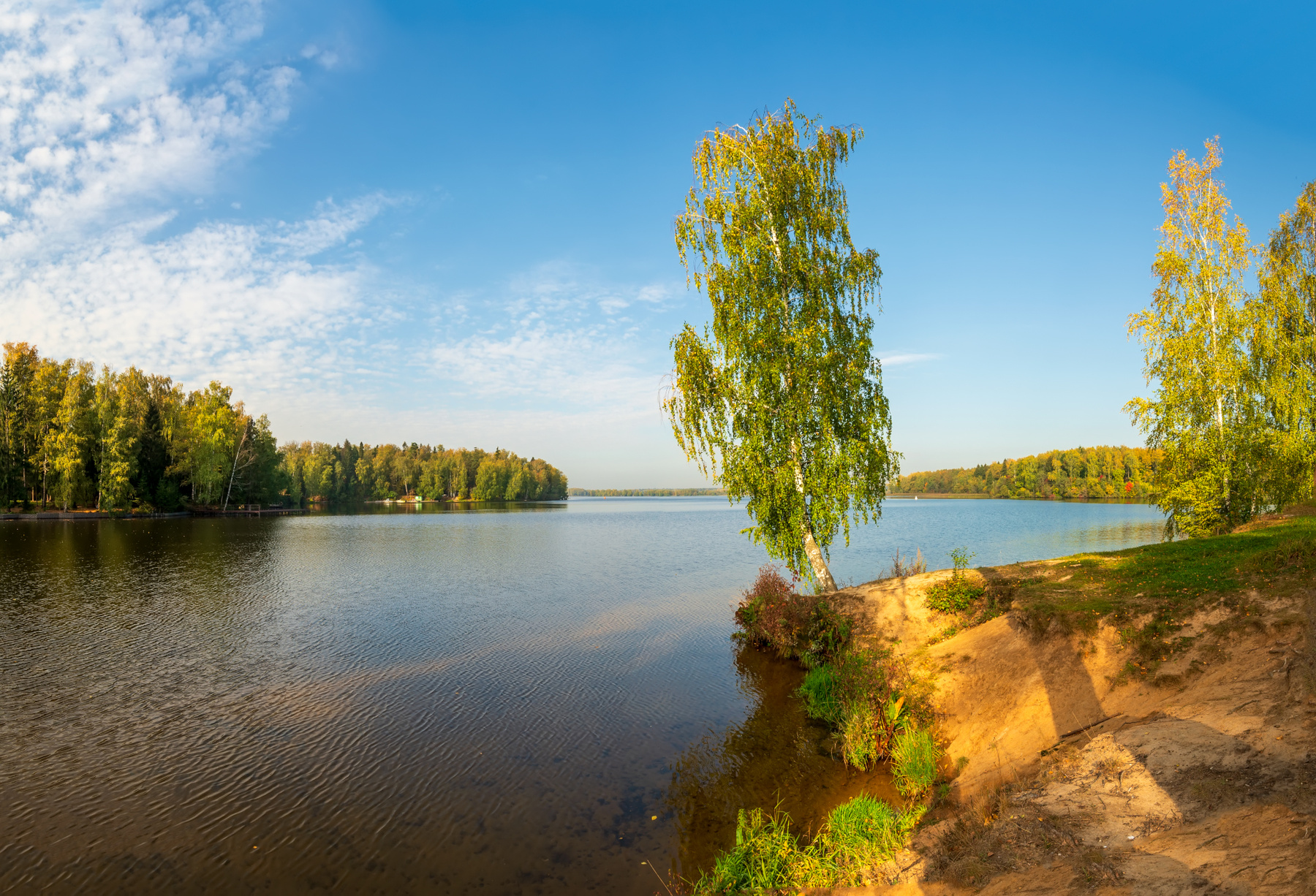 Осень на Пестовском водохранилище 