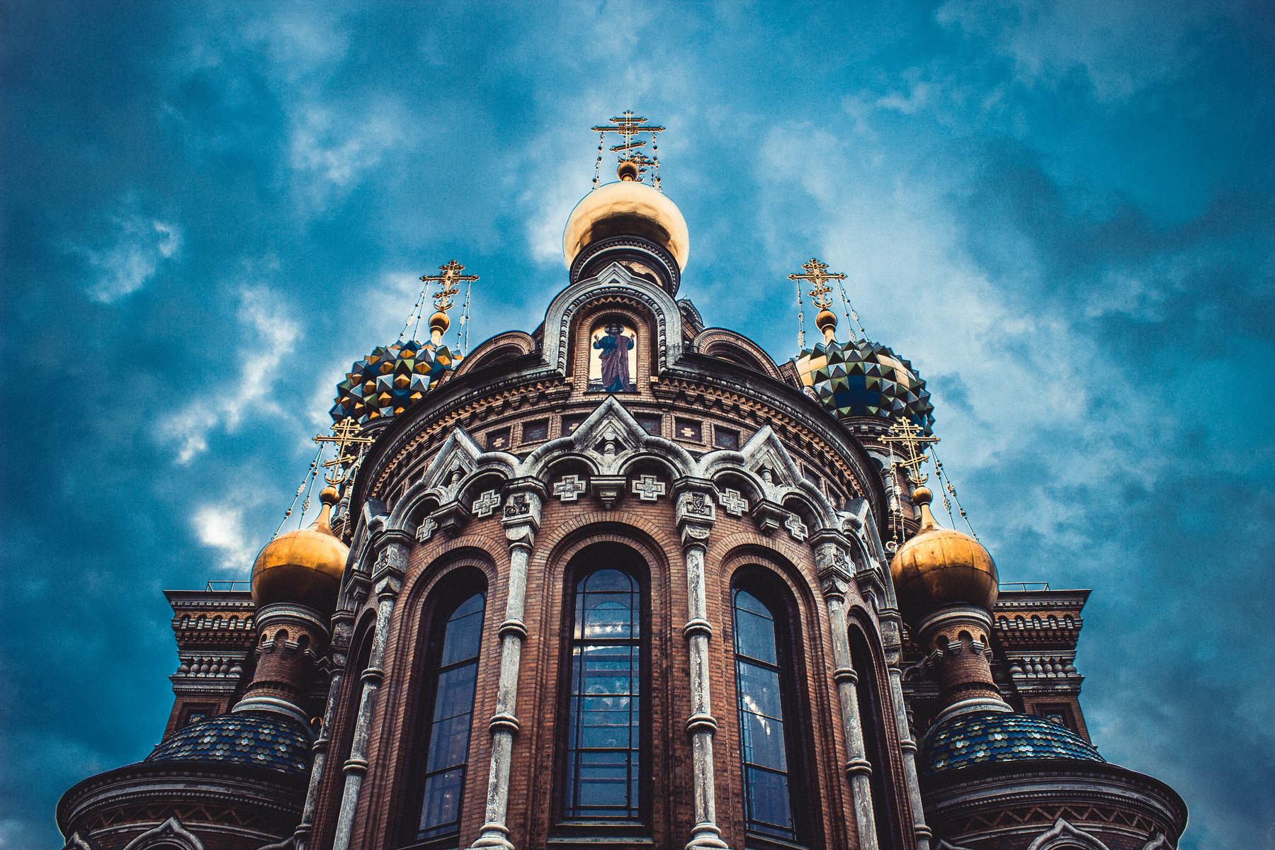 Храм Спас-На-Крови Храм архитектура небо hdr