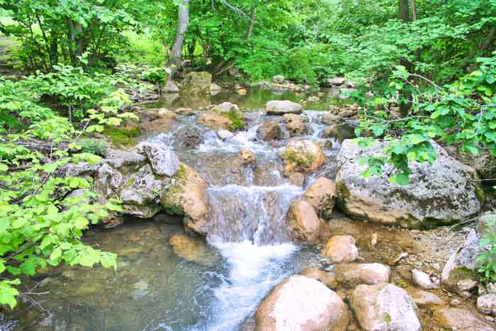 Крым, лесная речка крым, природа, река, вода