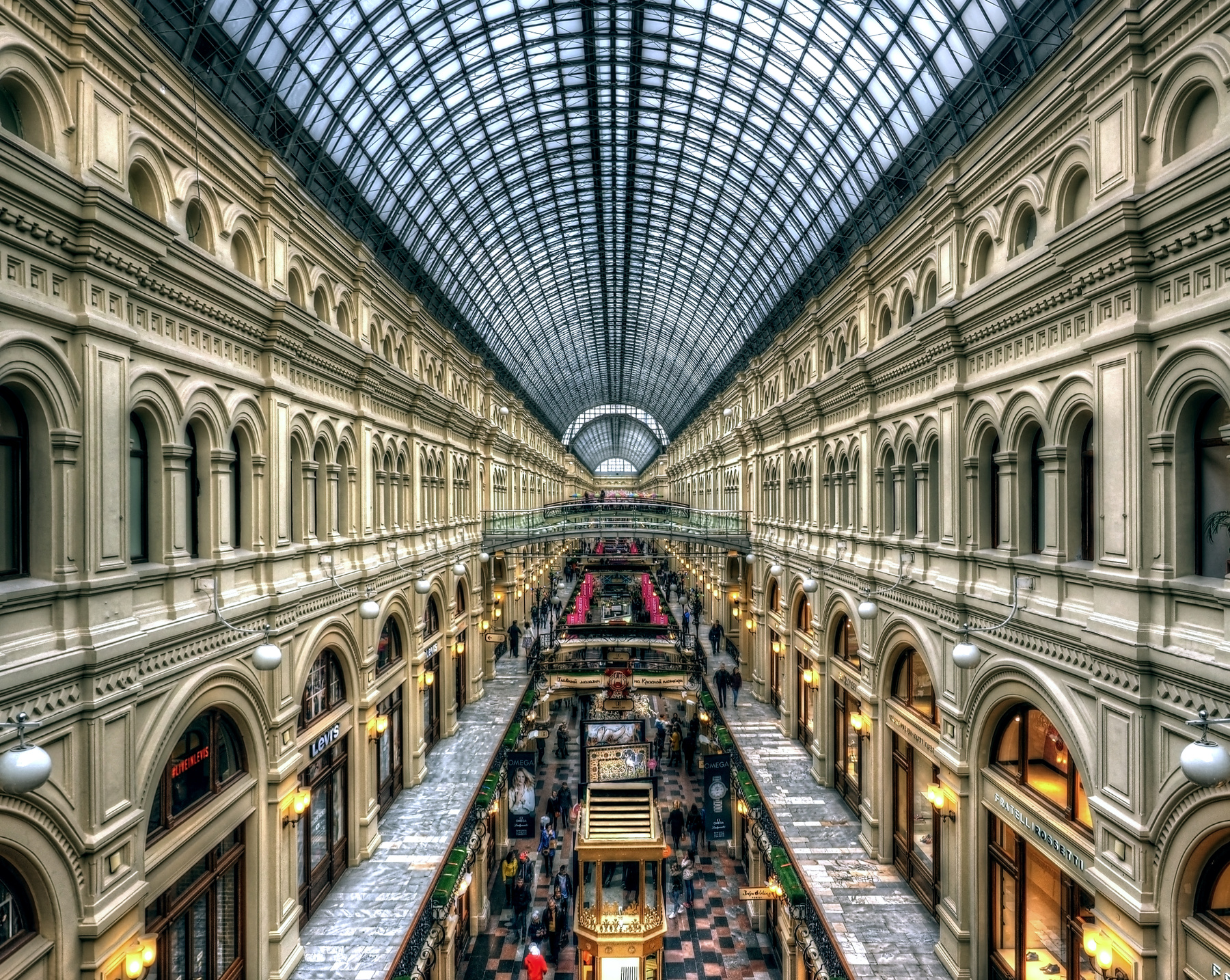 Москва, ГУМ hdr Москва архитектура Moscow