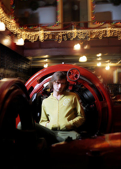 Model Boy in an Engine Room 