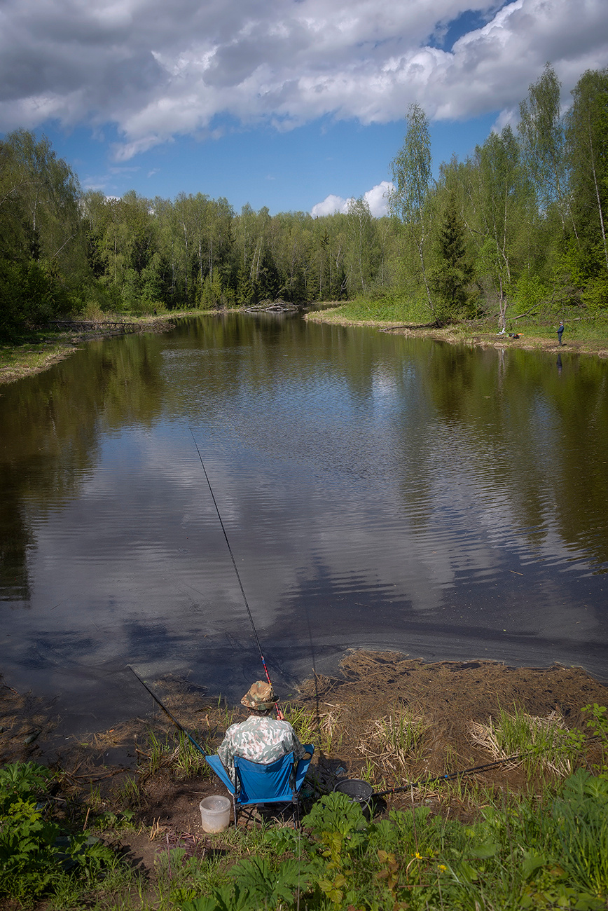 На рыбалке 