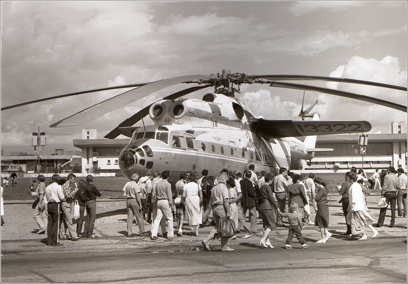 Ми-6 МИ-6 авиация вертолет 1989 август выставка ЦА им Фрунзе Москва