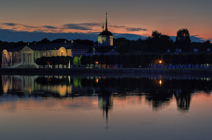 Вечер в Кусково Парк,вечер