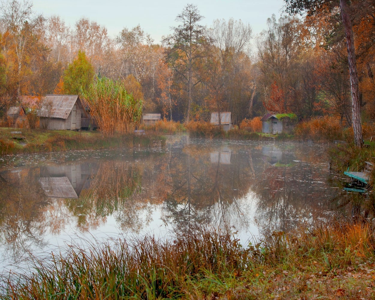 Осень в рыбацкой деревне 