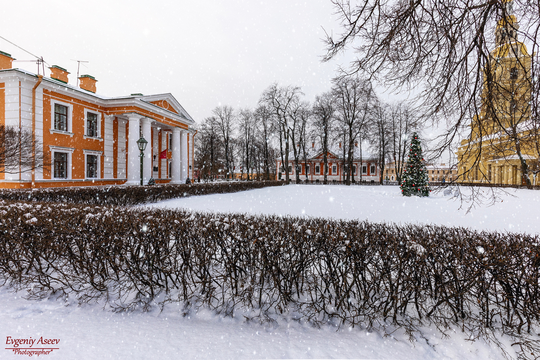 Так начиналась зима Петропавловская крепость
