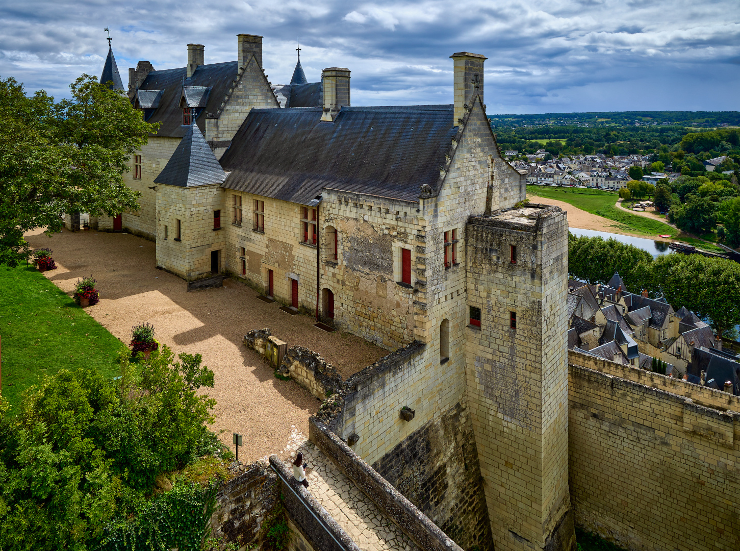 Замки Луары.Шинон... Франция Замки Луары Шинон Forteresse Royale de Chinon