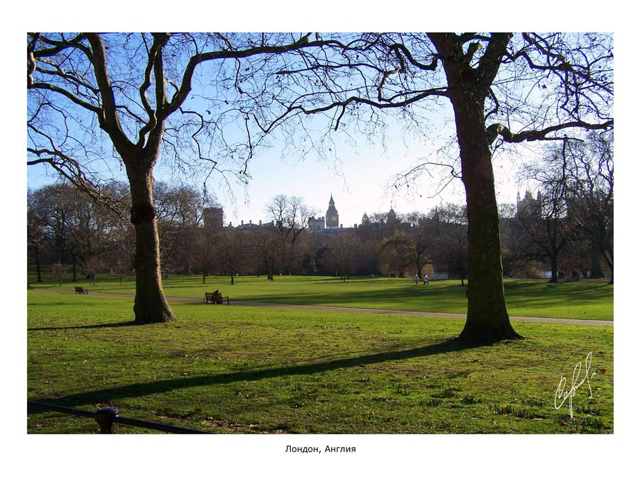 Столица мира... London St.James Park England UK city