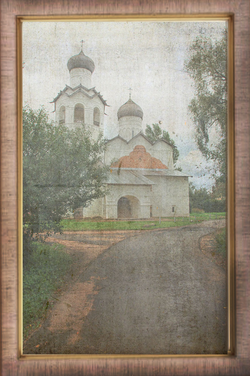 Старая Русса 2012 год  Дорога к храму 