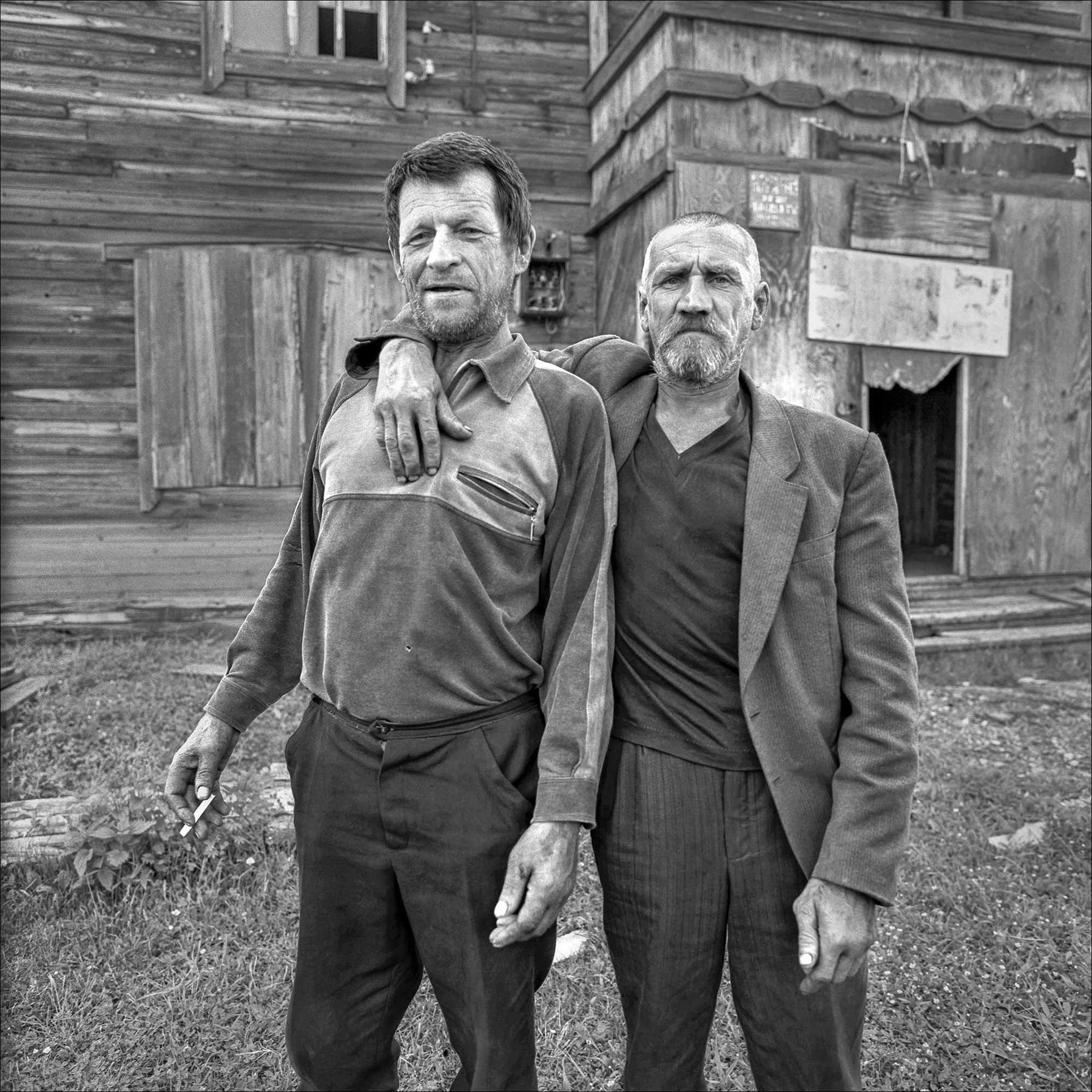 СЕРЁЖИ деревня село мужики