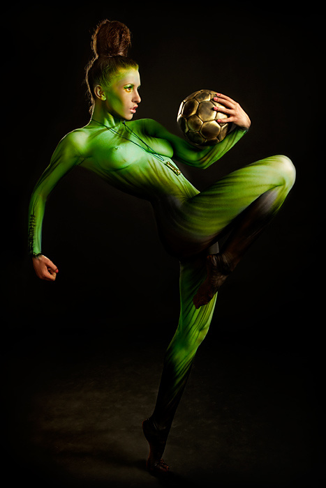 **** спорт, бодиарт, woman, мяч